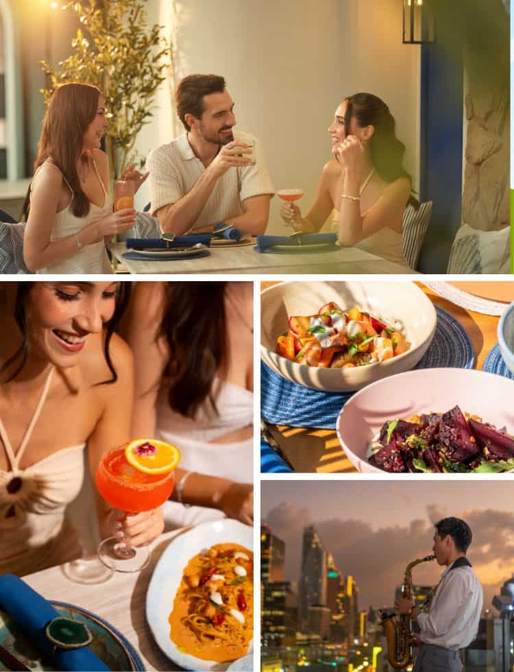 Rooftop Food and Drink Menu